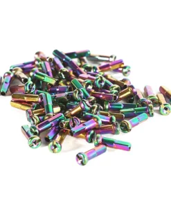 PARTS Colony BMX Spoke Nipples - Rainbow