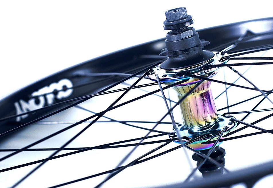 Colony BMX Colony Pintour Rear Wheel - Black/Rainbow PARTS 2 Colony BMX Colony Pintour Rear Wheel - Black/Rainbow PARTS