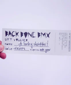 Back Bone BMX Gift Voucher