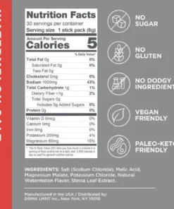 PARTS LMNT Electrolytes Recharge 30 Pack Box