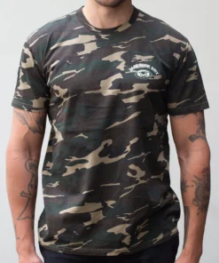Back Bone BMX Mind's Eye T-Shirt - Camo CLOTHING