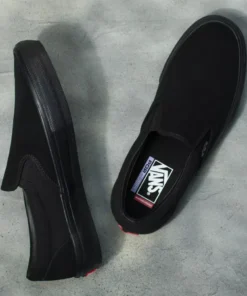 Vans Skate Slip On Shoes - Black/Black