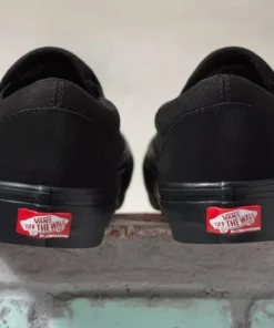 Vans Skate Slip On Shoes - Black/Black