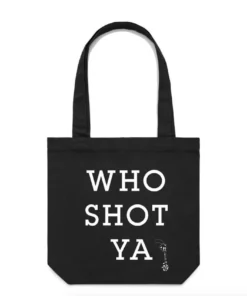 Back Bone BMX PARTS Warparty Who Shot Ya Tote